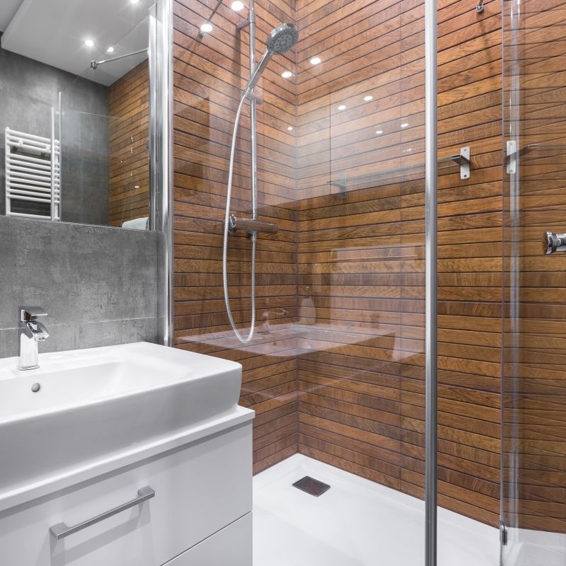 Stylish Shower with Niche